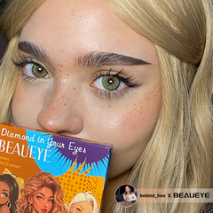 Cyrene Dark Green Prescription Colored Contact Lenses