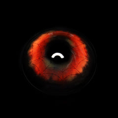 Cosplay Spider Web Red Colored Contact Lenses