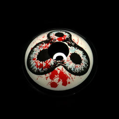 Cosplay Devil Date Eyes Black Colored Contact Lenses
