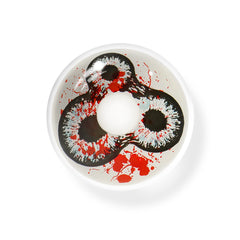 Cosplay Devil Date Eyes Black Colored Contact Lenses