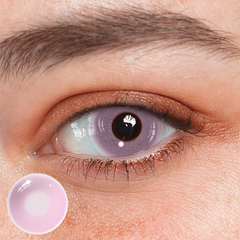 Cosplay Fluorescent Pink Colored Contact Lenses