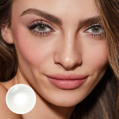 Hidrocor CRISTAL Graue farbige Kontaktlinsen mit Sehstärke