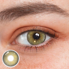 Coral Sandy Brown Colored Contact Lenses