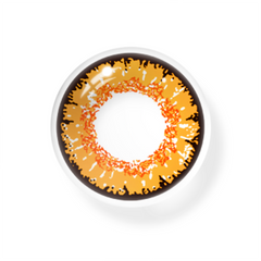 Cosplay Queen Yellow Brown Colored Contact Lenses