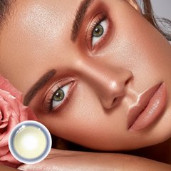 Neala Green Prescription Colored Contact Lenses