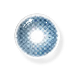 Love Story Oxytocin Blue Prescription Colored Contact Lenses