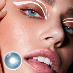 Love Story Oxytocin Blue Prescription Colored Contact Lenses