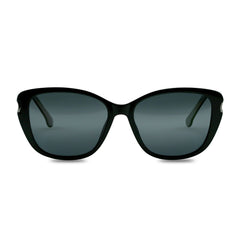 Naomi Oversized Black Sunglasses