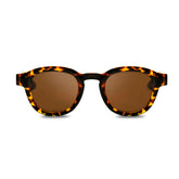 Wilma Retro Round Tortoiseshell Sunglasses