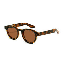 Wilma Retro Round Tortoiseshell Sunglasses