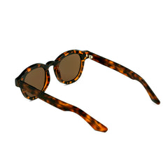Wilma Retro Round Tortoiseshell Sunglasses