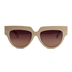 Rita Retro Squared Champagne Sunglasses