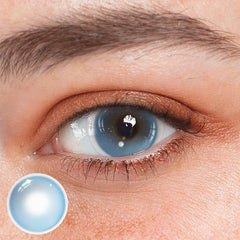 Cosplay Prism Pop Blue Colored Contact Lenses