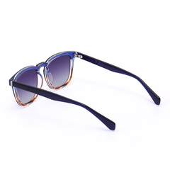 Sylvia Retro Square Blue Sunglasses