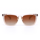 Brenda Retro Square Yellow Sunglasses