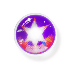 Cosplay Oshi No Ko Hoshino Speacial Star Purple Colored Contact Lenses