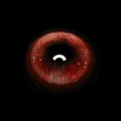 Cosplay Thermo Aura Red Colored Contact Lenses