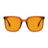 Anita Oversized Orange Sunglasses
