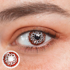 Cosplay West Queen Red Colored Contact Lenses