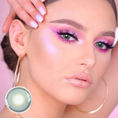 Lentes De Contacto De Color Azul Halo