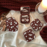 Etui für farbige Kontaktlinsen im INS-Niche-Design in Weinrot