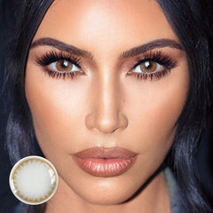 Lentes De Contacto De Color Marrón Graduadas Adriene