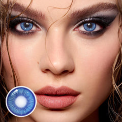 Amaretto Blue Prescription Colored Contact Lenses