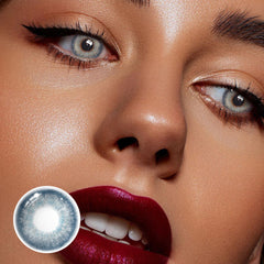 Lentillas Graduadas De Color Azul Ruri