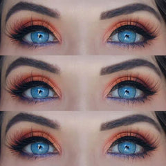 New York Blue Prescription Colored Contact Lenses