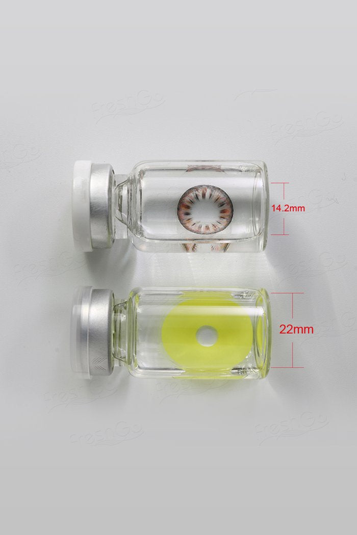 Halloween 22mm Yellow Sclera Colored Contact Lenses