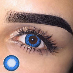Lentes De Contacto De Color Azul Alsephina
