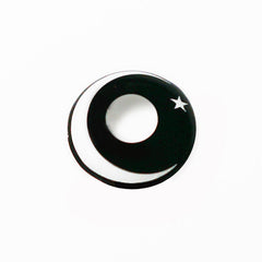 Halloween Moon star-White Contact Lenses