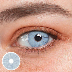 Clover Blue Prescription Colored Contact Lenses