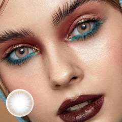 Pure Nature Braungraue farbige Kontaktlinsen mit Sehstärke