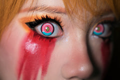 Cosplay Titan Rosa farbige Kontaktlinsen