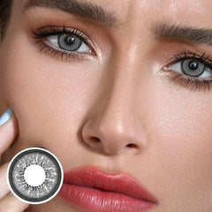 Lentes De Contacto De Color Gris Palabras De Amor