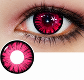 Halloween Miracle Wine-red Prescription Colored Contact Lenses