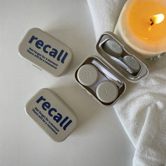 Etui für farbige Kontaktlinsen im Summer Idle-Stil