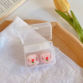 Estuche para lentes de contacto de color Fruit Little Bear
