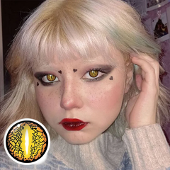 Halloween LizardEyeBrown Farbige Kontaktlinsen