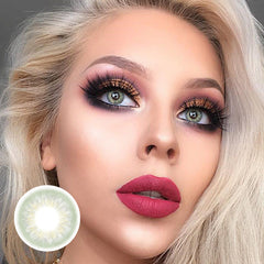 Lentes De Contacto De Color Verde Gris DNA Taylor