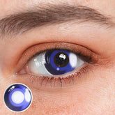 Lentilles de contact colorées violettes en agate cosplay
