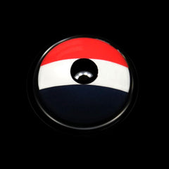 Lentilles de contact de couleur bleue drapeau France Cosplay