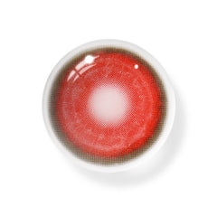 Lentilles de contact de couleur rouge Cosplay KOI