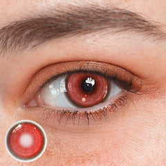 Lentilles de contact de couleur rouge Cosplay KOI