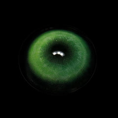 Lentilles de contact de couleur verte Cosplay KOI