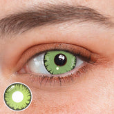 Cosplay Lucifer's Eye Light Green Colored Contact Lenses