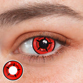 Cosplay NARUTO Obito Red Colored Contact Lenses