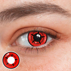 Cosplay NARUTO Obito Red Colored Contact Lenses
