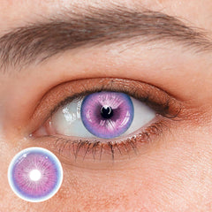 Cosplay Fallen Angel Purple Colored Contact Lenses